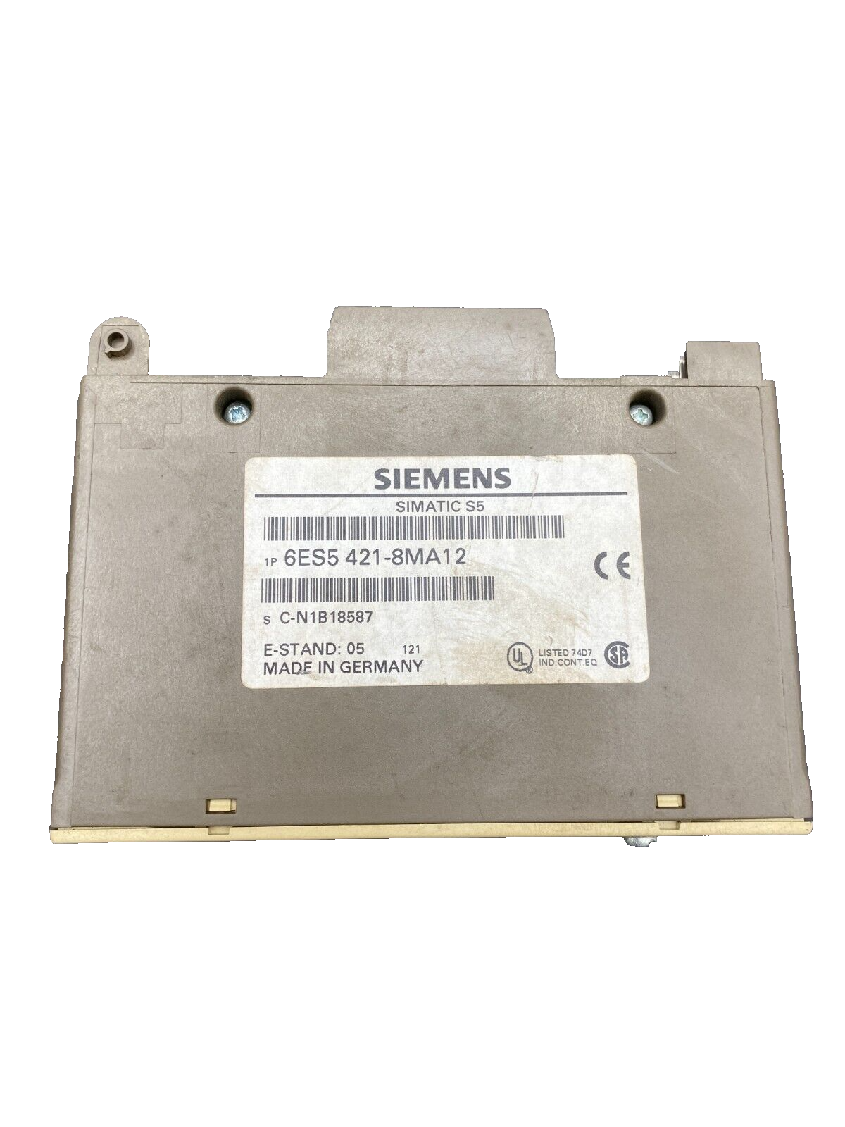 SIEMENS SIMATIC S5 DIGITAL INPUT 6ES5421-8MA12