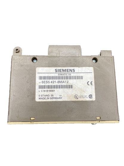 SIEMENS SIMATIC S5 DIGITAL INPUT 6ES5421-8MA12