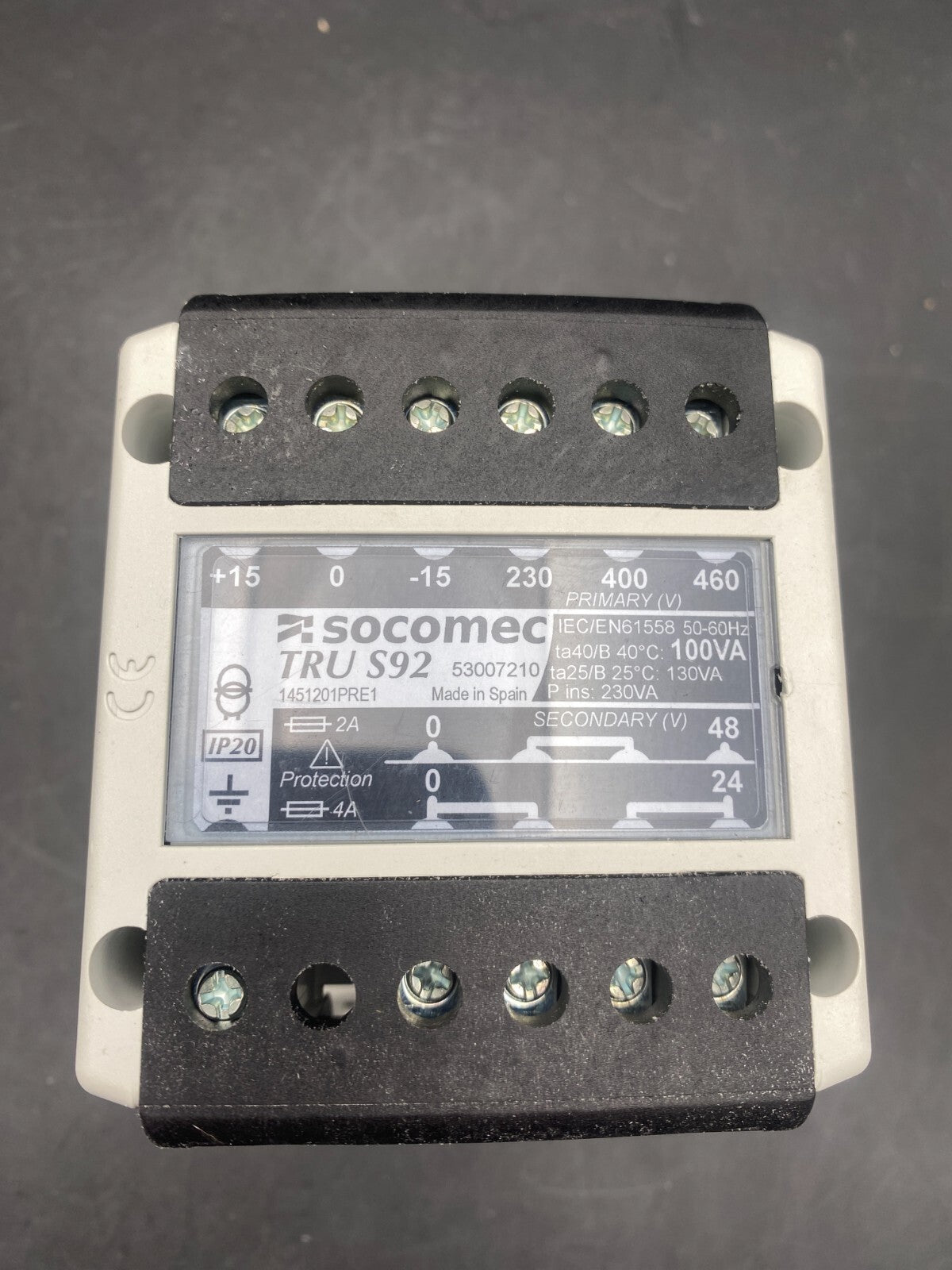 1pc x SOCOMEC 53007210 TRANSFORMER TRU S92