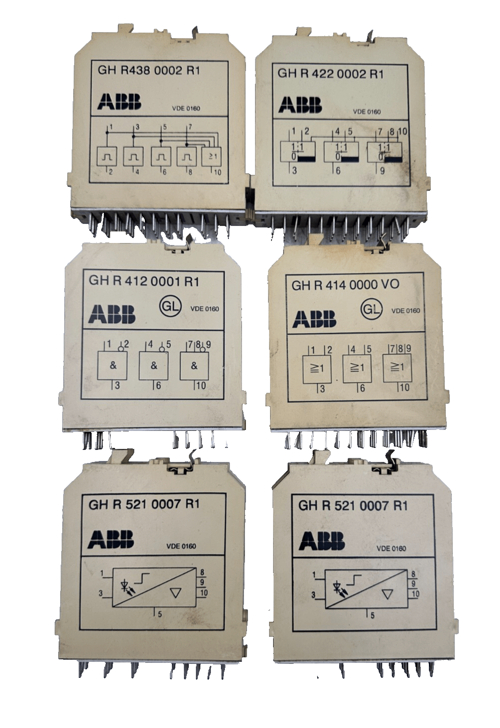 ABB GH R 521 0007 R1 GHR5210007R1 + R438 + R422 + R414 MODULE - KLR Automation