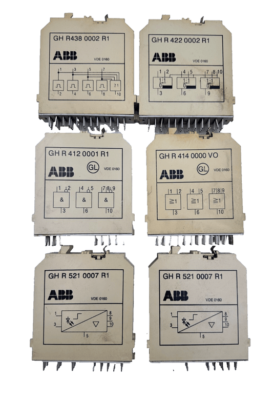 ABB GH R 521 0007 R1 GHR5210007R1 + R438 + R422 + R414 MODULE - KLR Automation