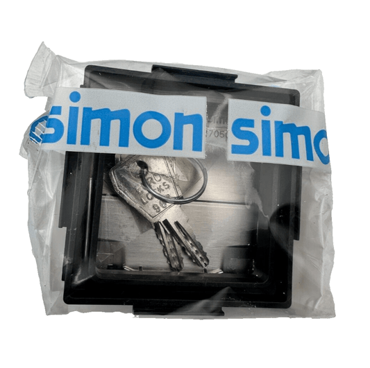 SIMON 2705091 - 033 SERIE 27 COUVERCLE AVEC CLE x4pc - KLR Automation
