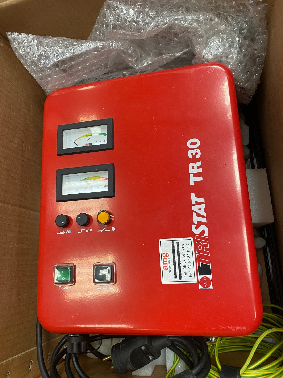 GÉNÉRATRICE CHARGE TR 30 25Kv  AMG Aug TriStat  + 2 pc Triode ALM R 060.200 60cm