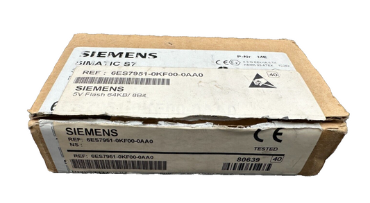SIEMENS 6ES7951-0KF00-0AA0 5V FLASH 64KB/8BIT