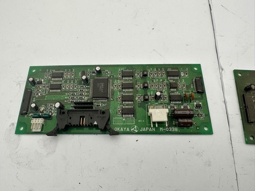 1pc x CIRCUIT BOARD FOR OKAYA MACHINE DISPLAY SCREEN OKAYA M - 0338 - KLR Automation
