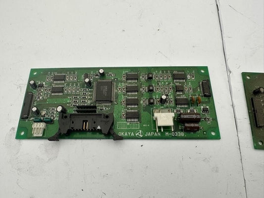 1pc x CIRCUIT BOARD FOR OKAYA MACHINE DISPLAY SCREEN OKAYA M - 0338 - KLR Automation