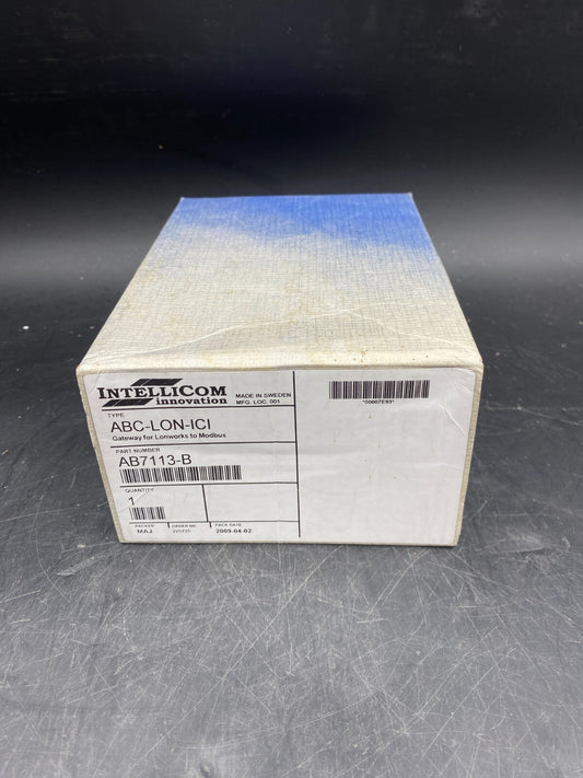NEW INTELLICOM ABC - LON - ICI GATEWAY FOR LONWORKS TO MODBUS. AB7113 - B - KLR Automation