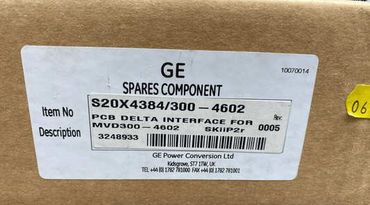 GENERAL ELECTRIC ALSTOM S20X4384/300 - 4602 PCB FOR MVD300 - 4602 DEFAUT N° 185 - KLR Automation