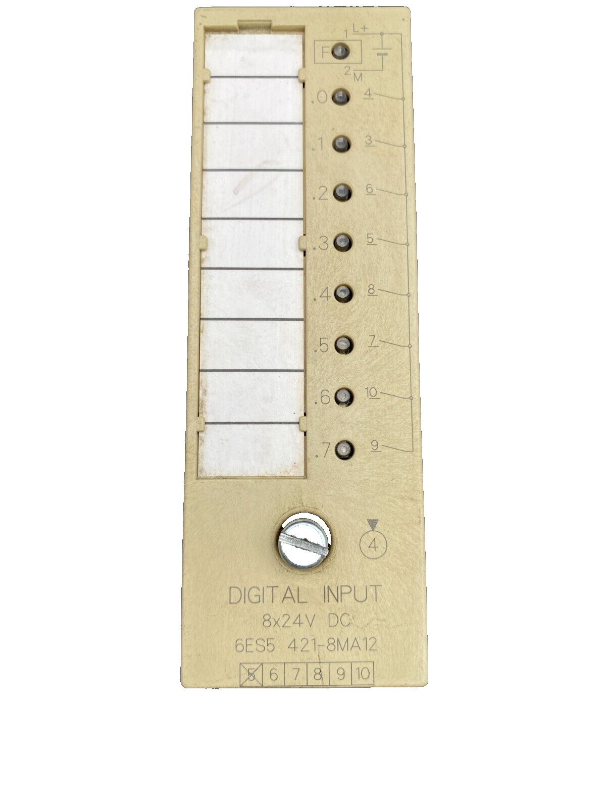SIEMENS SIMATIC S5 DIGITAL INPUT 6ES5421-8MA12