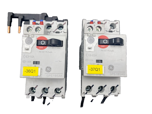 GENERAL ELECTRIC GPS1BSAG MOTOR STARTER x2pc