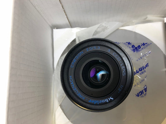 SCHNEIDER OPTICS 21-036939 5.3MM F2.0 1/3" IRIS C-MOUNT 3-CCD Cinegon 2.0
