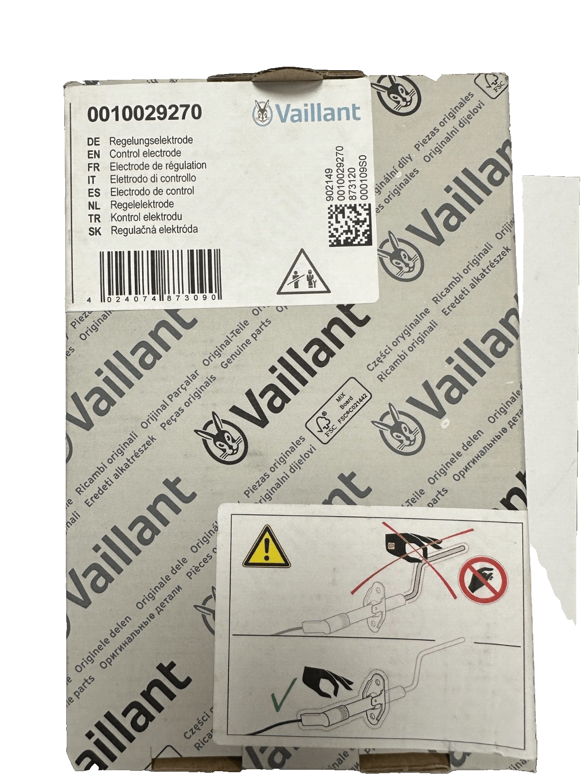 VAILLANT 0010029270 ELECTRODE DE REGULATION - KLR Automation