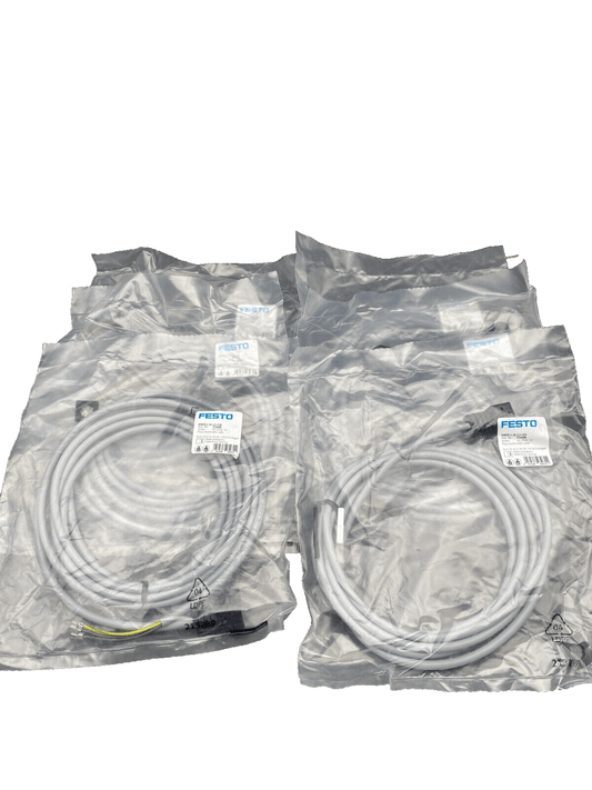FESTO 151688 KMEB - 1 - 24 - 2.5 - LED PLUG SOCKET WITH CABLE x6pc - KLR Automation