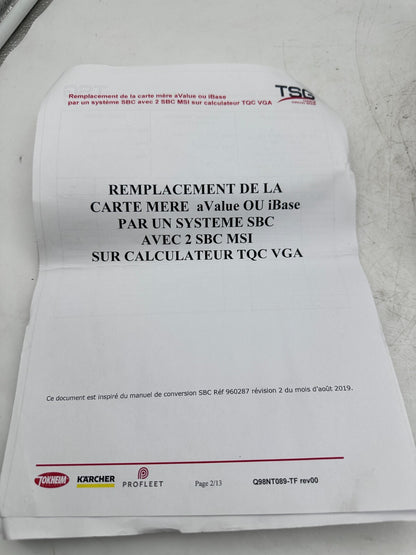 TOKHEIM TQC - PSI1 TQC033L1 958775F0A E98F616C_64 SYSTEME SBC CALCULATEUR TQC x1pc - KLR Automation