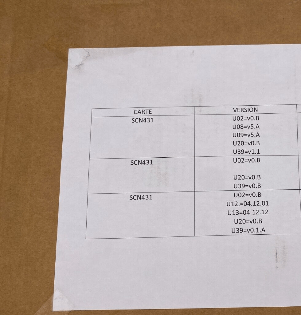 ALSTOM CEGELEC ALSPA SCN431 MODULE DE COMMANDE x1pc - KLR Automation