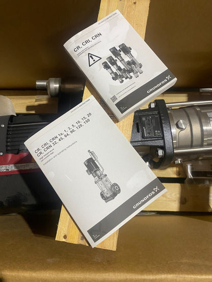 GRUNDFOS CRNE10 - 9 FN - FGJ - A - E - HQQE 5.5kW 3x380 - 500V MGE132SE2 - FF265 - JA - 550 - KLR Automation