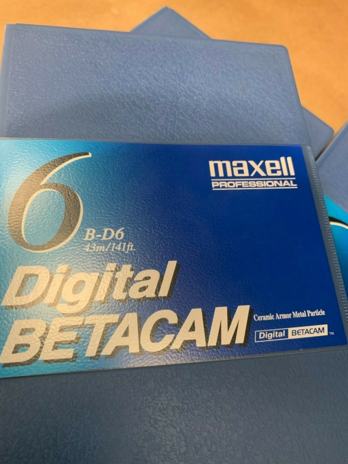 3 X Maxell Digital BETACAM Tapes D6 B - D6 + 2 B - D22 - KLR Automation
