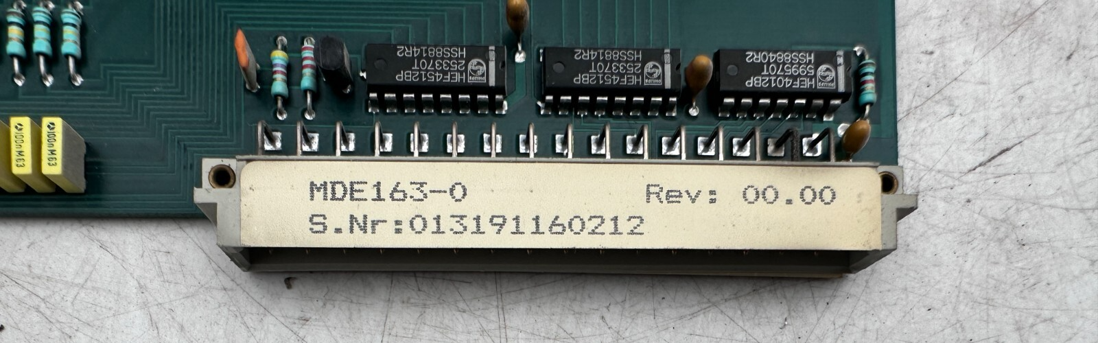 B&R BERNECKER &RAINER E 163 MDE163-0 REV: 00.00 INPUT CARD x1pc