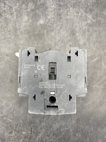 SOCOMEC SIRCO M20 INTERRUPTEUR SECTIONNEUR + POLE ADDITIONNEL 22005005