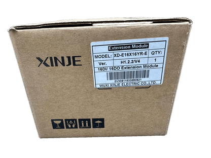 XINJE XD - E16X16YR - E VER H1.1.2/V4 16DI/16DO EXTENSION MODULE x1pc - KLR Automation