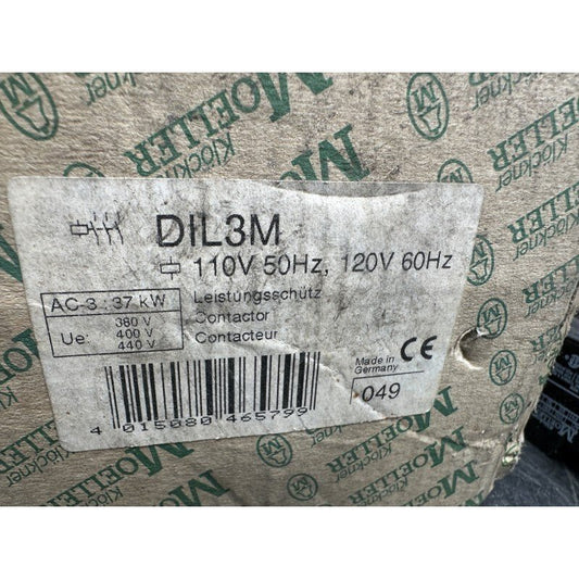 MOELLER KLOCKNER DIL3M CONTACTEUR 110V 50Hz - KLR Automation