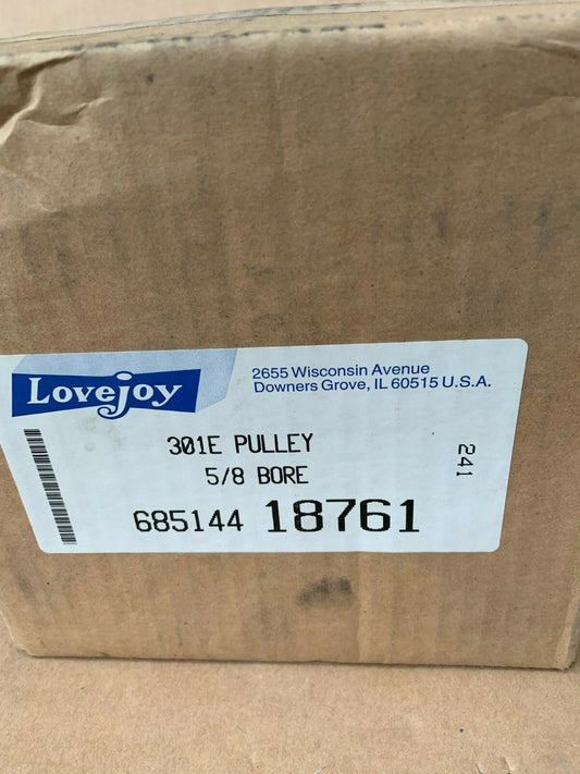 Lovejoy 68514418761 301E Pulley, Cast Iron, 5/8" Bore, 7.13" OAL, 7.5" OD 18761
