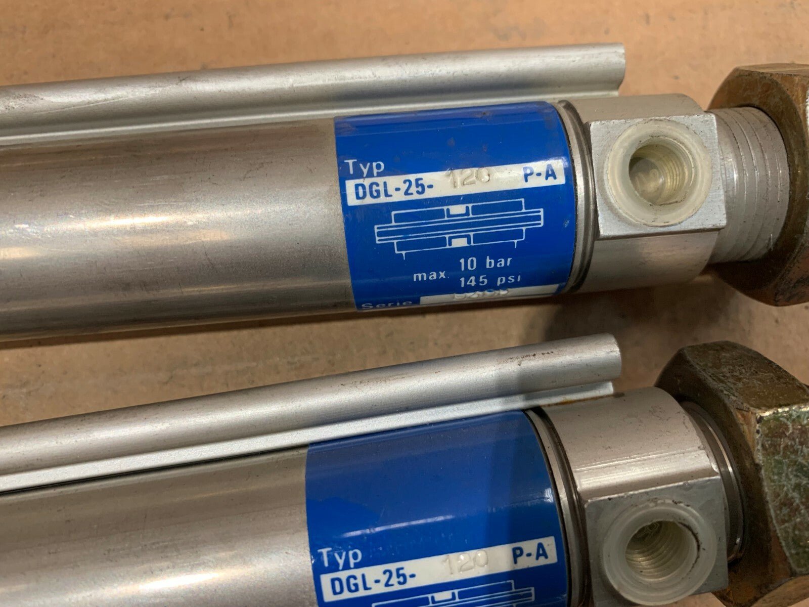 Old Stock 3pc X FESTO DGL - 25 - 120 - P - A - KLR Automation