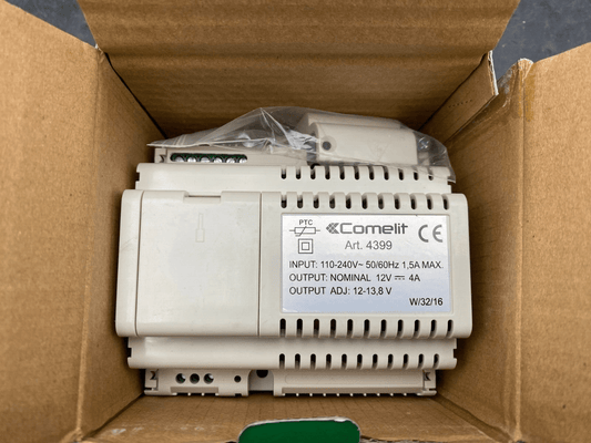 COMELIT 4399 ALIMENTATION 22VA SEC 12V CA x2pc - KLR Automation