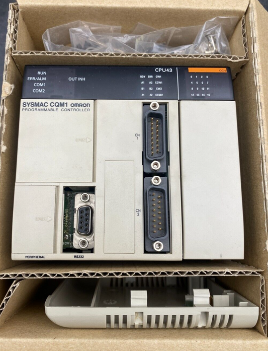 OMRON CQM1-CPU43 SYSMAC CQM1 PROGRAMMABLE CONTROLLER x1pc