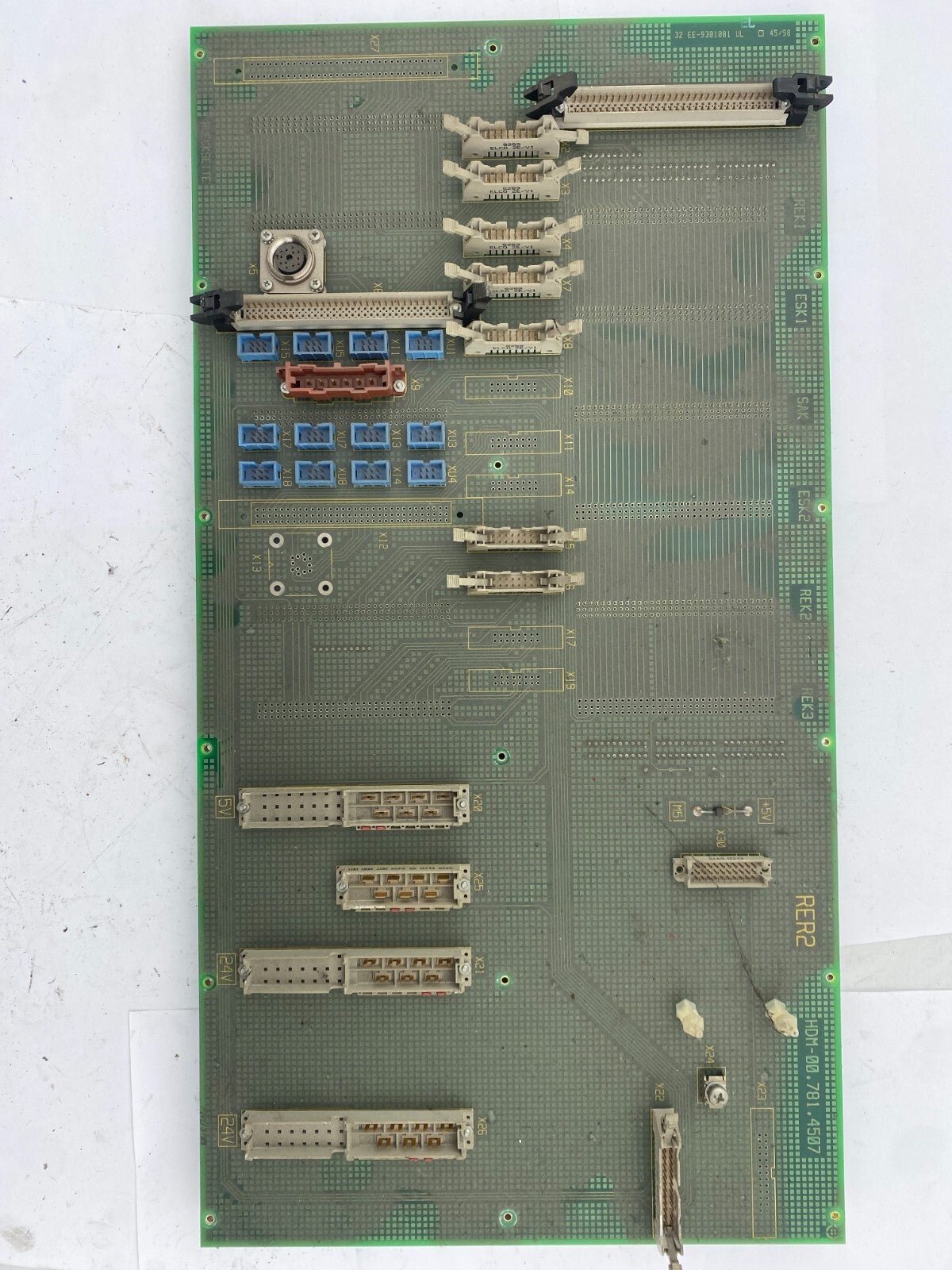 1pc x HEIDELBERG RER2 HDM 00.781.4507 MACHINE BACK PLANE BOARD EE - 9301081 UL - KLR Automation
