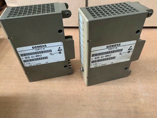 2 x Siemens SIMATIC S5 421 DIGITAL INPUT  6ES5421-8MA12