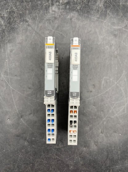2 pc x ALLEN - BRADLEY 1734 - MB + 1734 - IE2V ( x 2 ) - KLR Automation