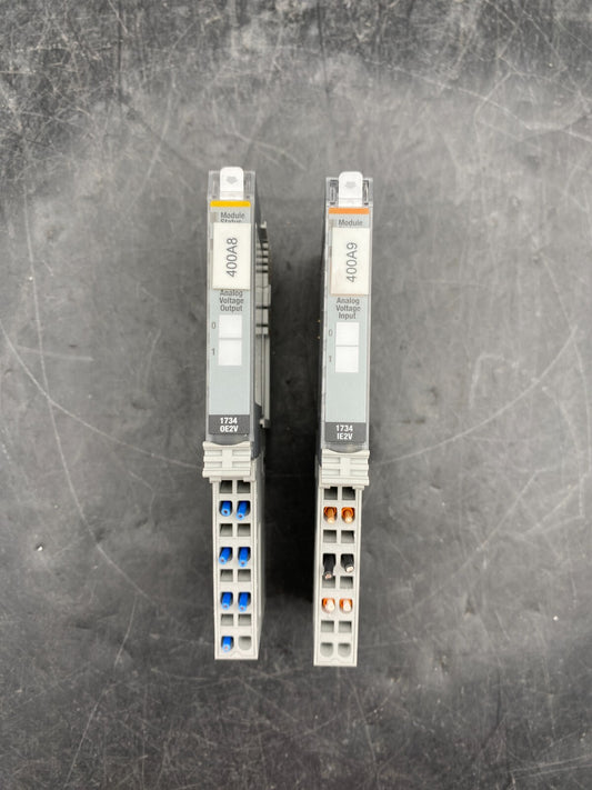 2 pc x ALLEN - BRADLEY 1734 - MB + 1734 - IE2V ( x 2 ) - KLR Automation