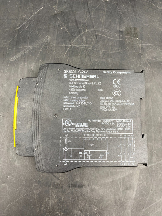 SCHMERSAL PROTECT SRB301LC 24V SAFETY RELAY