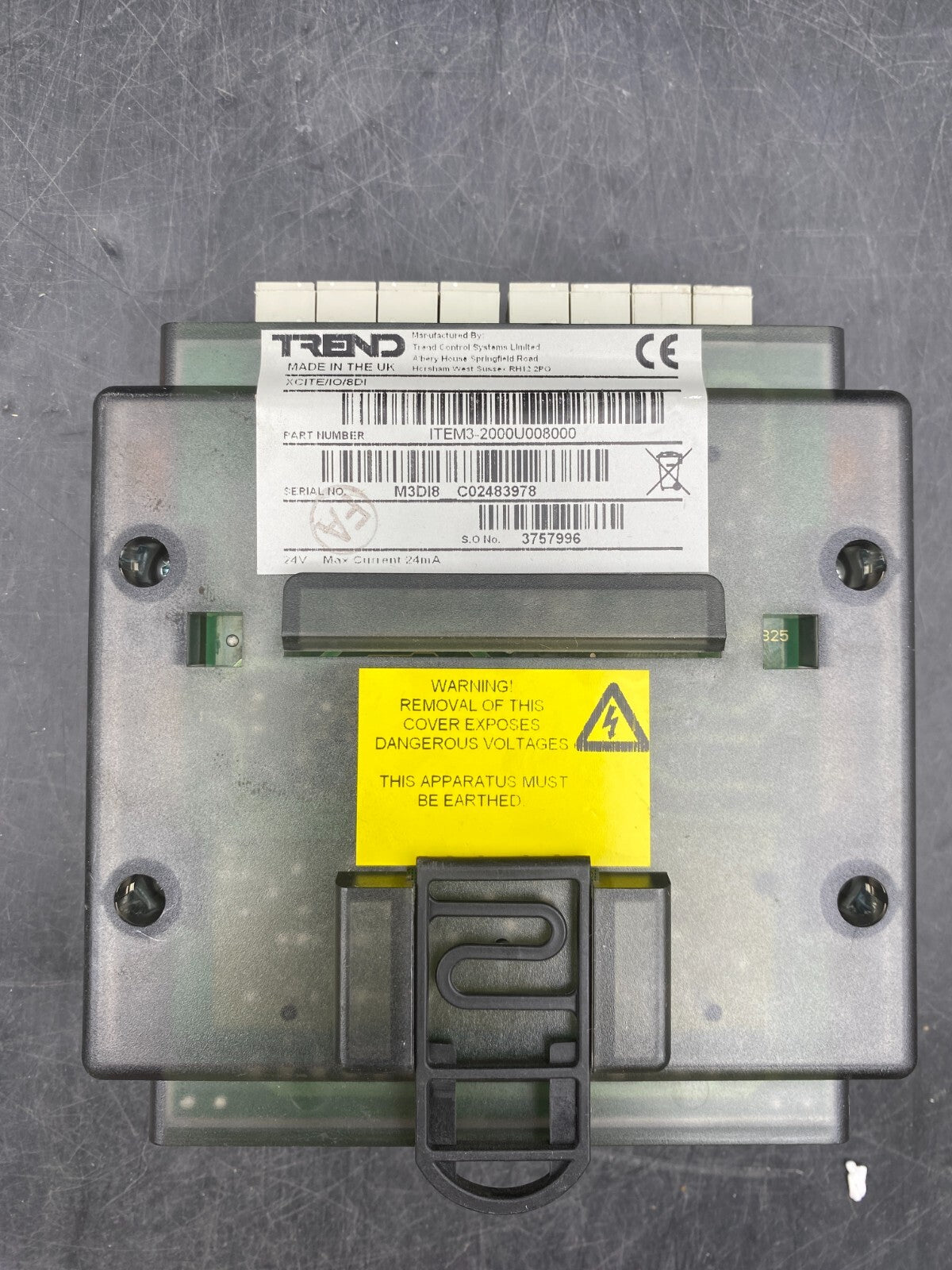 TREND XCITE 8DI XCITE/IO/8DI I/O MODULE - KLR Automation