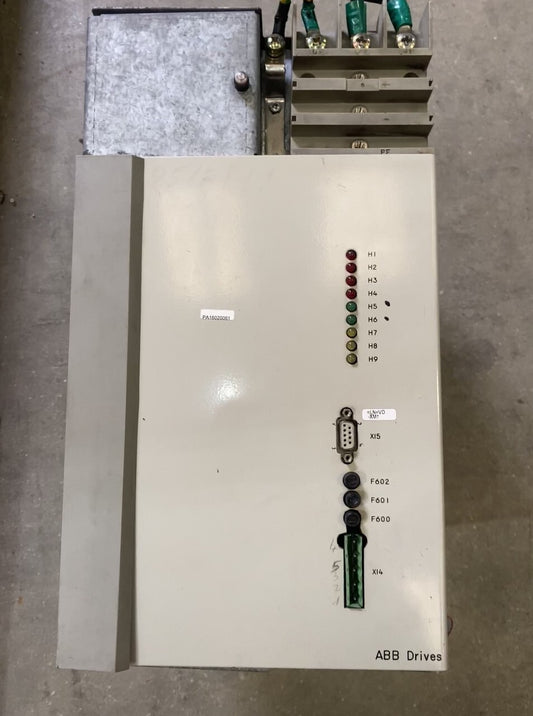 ABB SDS103 - 023A0 - 400V01 - 0000 3ADT211028R0002 SERVO DRIVE + MEMORY MODUL SDC 105 - KLR Automation