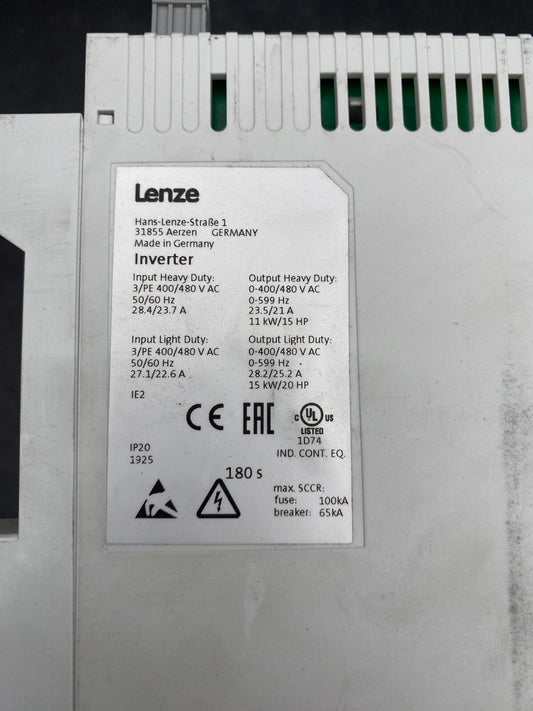 1pc x LENZE DRV - RDY I510 I51AE311F10V10000S 16161266 09164478 I51AE311F INVERTER - KLR Automation