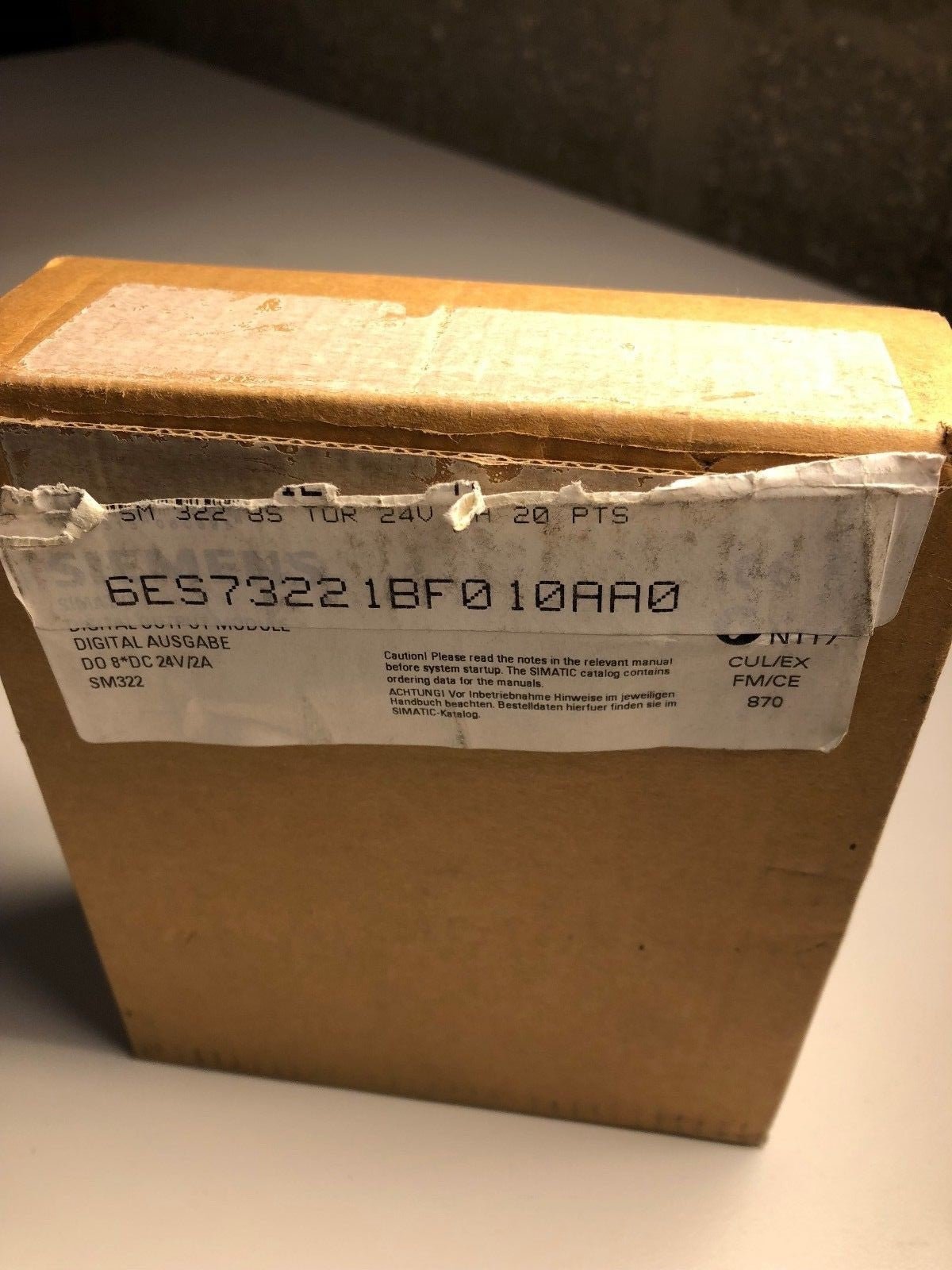 SIEMENS SIMATIC 6ES7 322 - 1BF01 - 0AA0 SIMATIC S7 - KLR Automation