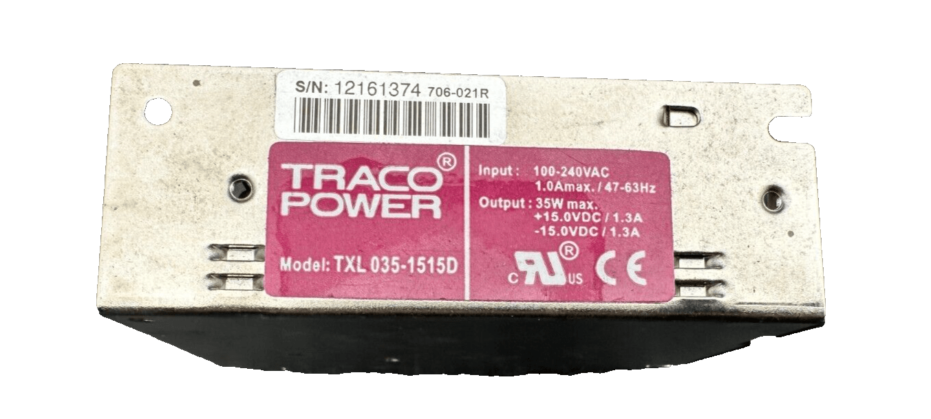 TRACO POWER TXL 035 - 1515D POWER SUPPLY - KLR Automation