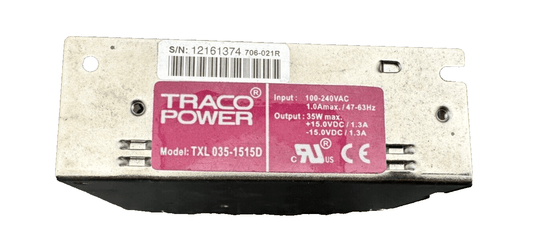 TRACO POWER TXL 035 - 1515D POWER SUPPLY - KLR Automation