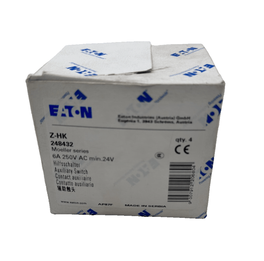 EATON Z - HK 248432 CONTACT AUXILIAIRE 6A 250VAC x4pc - KLR Automation