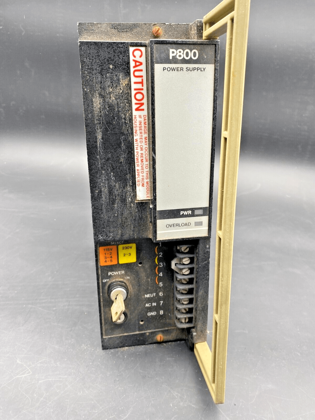 1pc x MODICON GOULD P800 POWER SUPPLY AS - P800 - 003 860 50/60Hz - KLR Automation