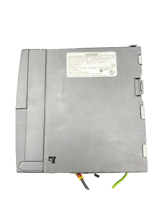 SIEMENS MICROMASTER 4 PROFIBUS MODULE 6SE6400 - 1PB00 - 0AA0 + 6SE6420 - 2AB13 - 7AA1 - KLR Automation