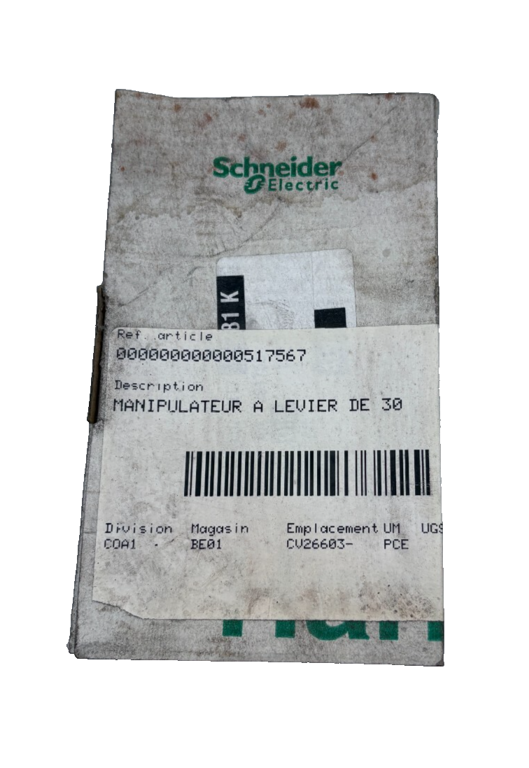 SCHNEIDER ELECTRIC XD2 CL1111 031758 MANIPULTEUR A LEVIER DE 30 x1