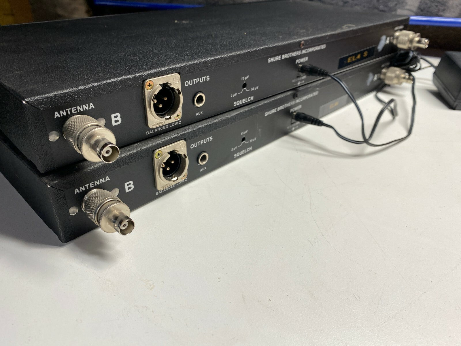 Lot de 2x Shure L4 Marcad Diversity Wireless Receiver 
