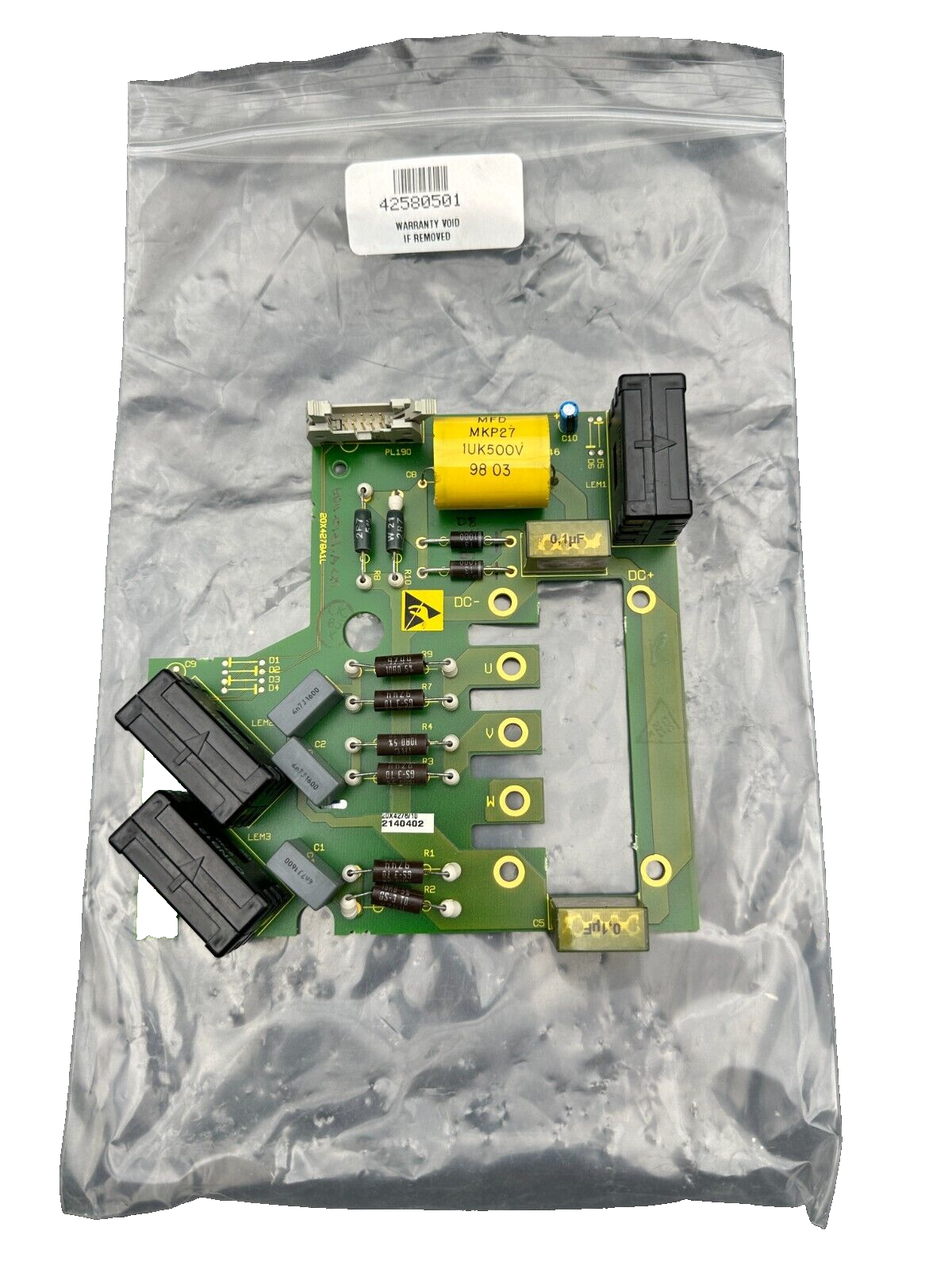 CEGELEC ALSTOM GENERAL ELECTRIC 20X4278/10 PC BOARD