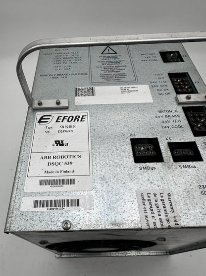 ABB DSQC 539 SR92B130 3HAC 14265-1 ALIMENTATION