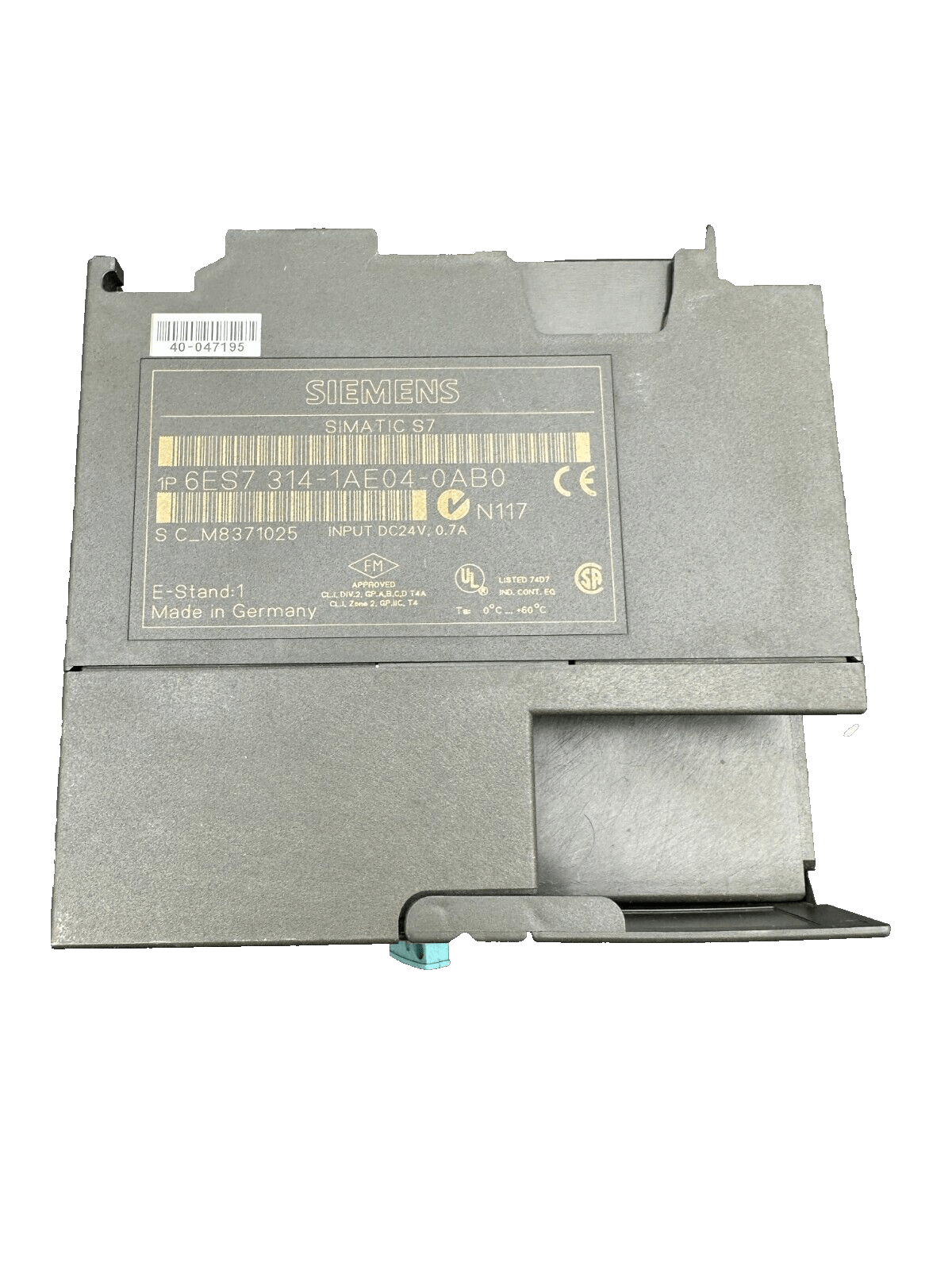 SIEMENS SIMATIC S7 - 300 CPU314 6ES7314 - 1AE04 - 0AB0 - KLR Automation