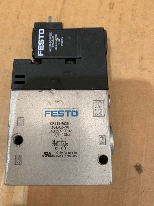 Festo 2x PRS - 3/8 - 4 + 163143 + 163142 + 163157 - KLR Automation