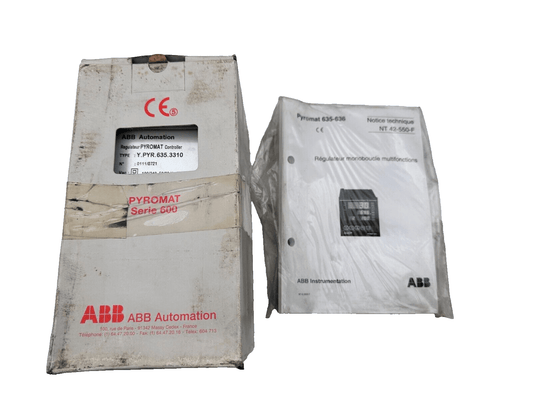 ABB AUTOMATION Y.PYR.635.3310 PYROMAT 635 REGULATEUR MONOBOUCLE MULTIFONCTIONS - KLR Automation